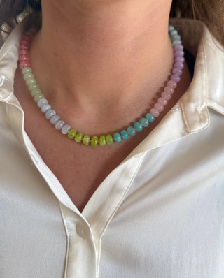 Sugarplum Multicolor Gemstone Necklace
