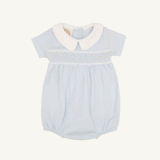 The Beaufort Bonnet Company - Short Sleeve Banbury Bubble - Buckhead Blue - J.A. Whitney