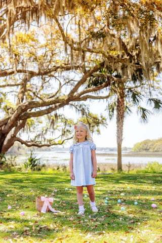 The Beaufort Bonnet Company - Holly Day Dress - Beale Street Blue w/ Bunny