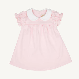 The Beaufort Bonnet Company - Holly Day Dress - Palm Beach Pink w/ White Collar