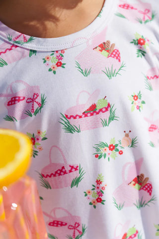 The Beaufort Bonnet Company - SS Poly Play Dress - Pink Picnic Pack