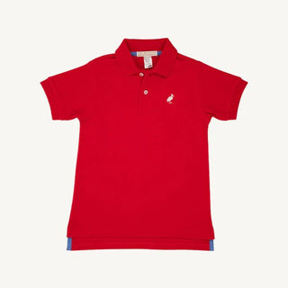 The Beaufort Bonnet Company - Red Prim and Proper Polo - J.A. Whitney