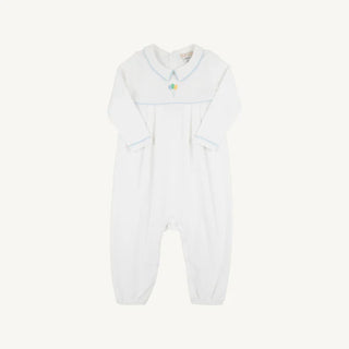 The Beaufort Bonnet Company - Long Sleeve Bradford Romper - Blue Balloon