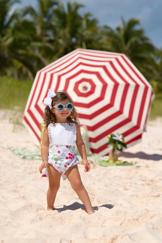 The Beaufort Bonnet Company - Sally Sunsuit - Berry Sweet