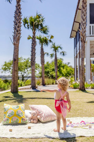 The Beaufort Bonnet Company - Sally Sunsuit - Palm Springs Punch - J.A. Whitney