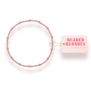 Kids Hot Pink Dainty Poppi Bracelet - J.A. Whitney