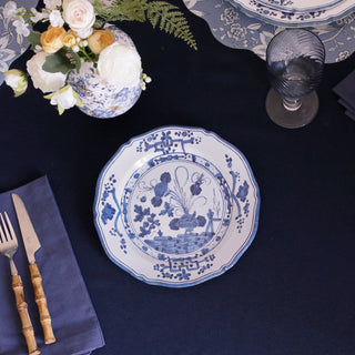 White & Blue Faenza 9" Salad Plate
