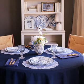 White & Blue Faenza 9" Salad Plate