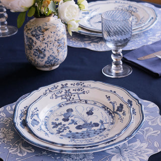 White & Blue Faenza 9" Salad Plate