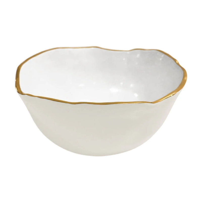 Encanto Osaka Large Bowl - Cream & White