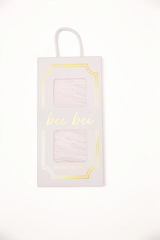 Petal Pink Dots Swaddle Blanket