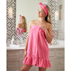 Hot Pink Plush Spa Wrap (Personalization Included)