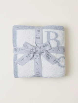 Cozychic ABC Blanket - Ocean / Cream
