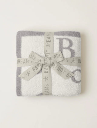 CozyChic ABC Blanket - Stone/Cream
