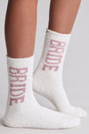 CozyChic Bridal Sock Set - Pearl / Teaberry