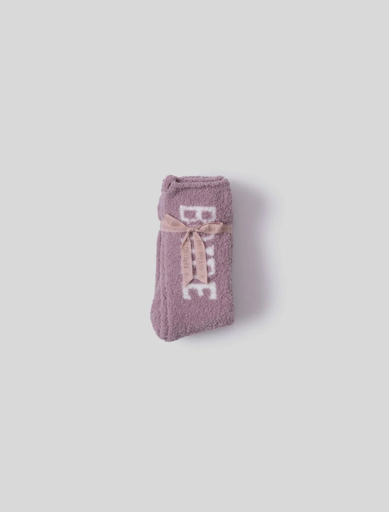 CozyChic Bridal Sock Set - Teaberry / Pearl