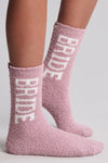 CozyChic Bridal Sock Set - Teaberry / Pearl