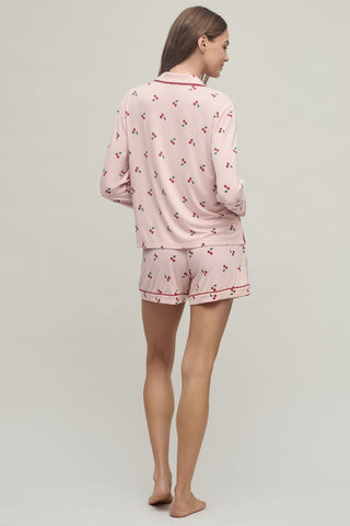 Ultra Soft Jersey Women's Cherry Print Pajama Set - J.A. Whitney
