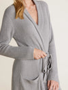 Dove Gray Barefoot Dreams Cozychic Lite Ribbed Robe