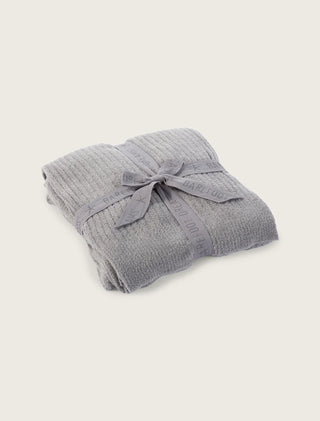 Pewter CozyChic Lite Ribbed Throw by Barefoot Dreams