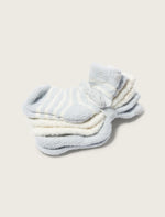 Cozychic Lite Infant Socks 3 Pack - Blue / Pearl