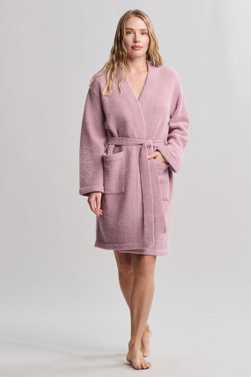 CozyChic Solid Robe - Teaberry