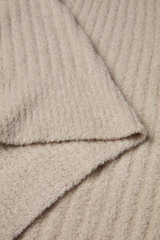 Stone CozyChic Ribbed Throw - J.A. Whitney