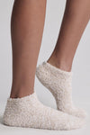 CozyChic Heathered Tennis Socks - Heathered Stone