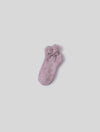 CozyChic Heathered Tennis Socks - Heathered Teaberry