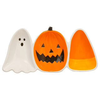 3 Section Halloween Dish - J.A. Whitney