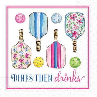 Dinks then Drinks Cocktail Napkins - J.A. Whitney