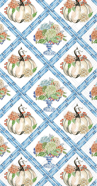 Fall Hydrangea Trellis Guest Towel