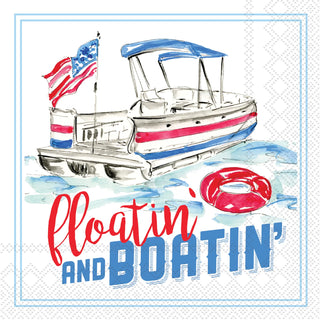 Floatin & Boating Cocktail Napkins - J.A. Whitney