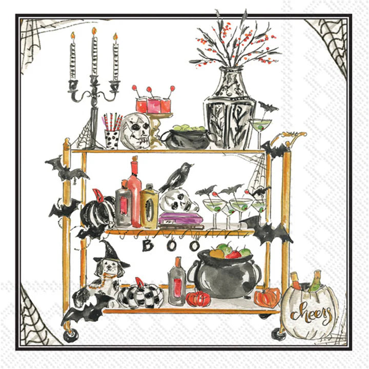 Halloween Bar Cart Cocktail Napkins