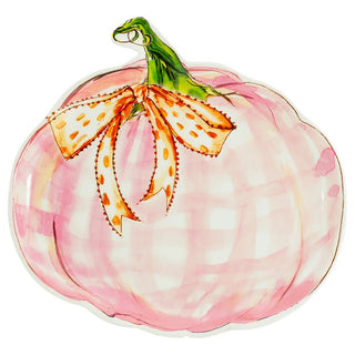Pink Pumpkin Plate - J.A. Whitney