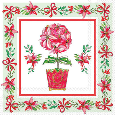 Poinsettia Collection Cocktail Napkins