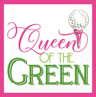 Queen of the Green Cocktail Napkins - J.A. Whitney