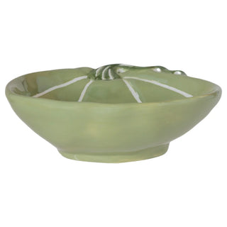 Small Green & White Pumpkin Bowl