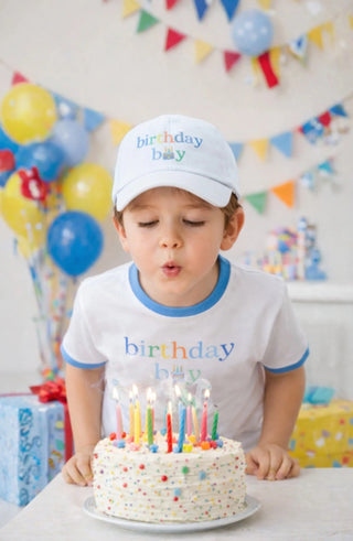 Birthday Boy Hat (Baby) by Bits & Bows — back view