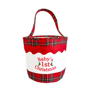 Baby's 1st Christmas Gift Tote by Bits & Bows