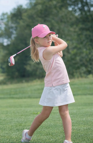 Tee Time Bow Baseball Hat  (Youth)