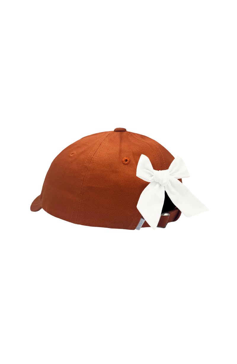 Orange Boo Bow Hat (Youth)