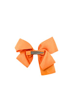Orange Jack-o-Lantern Bow