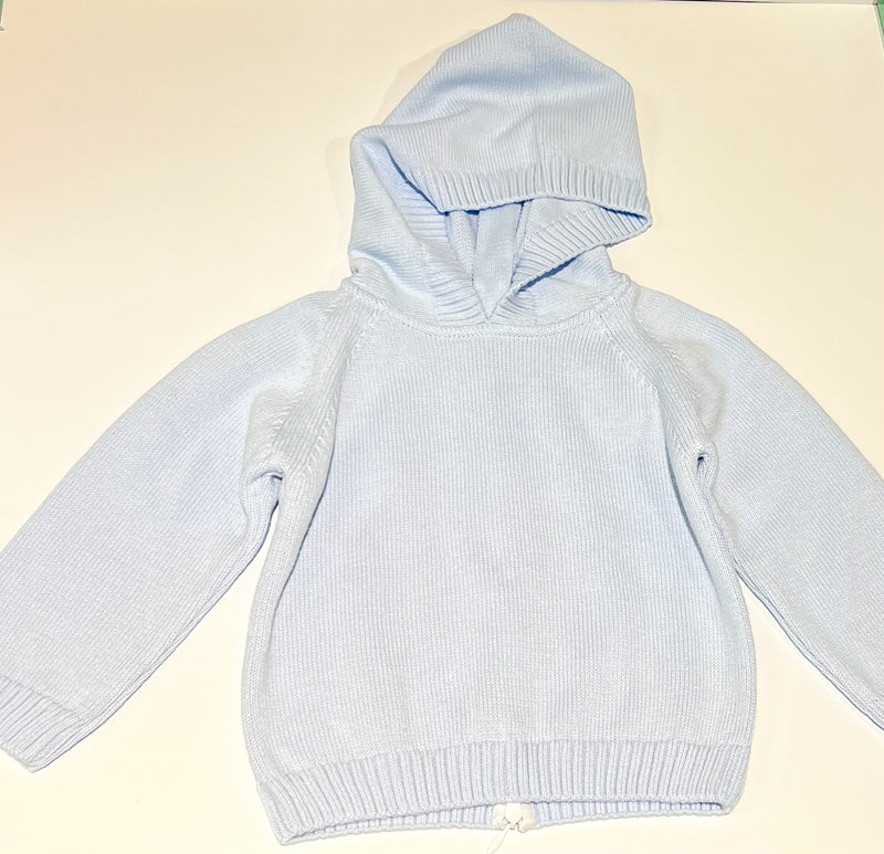 Blue Zip Back Hoodie w/Raglan Sleeve  - Personalization Included