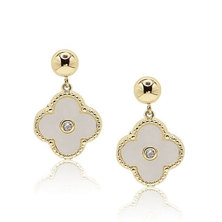 Bowood Lane 14mm Arden Mother of Pearl Earring by Bowood Lane