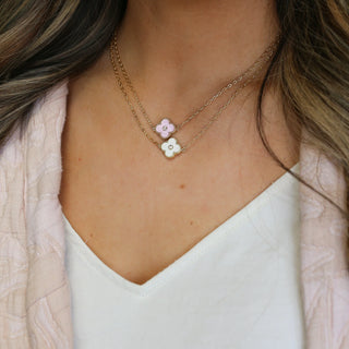 Bowood Lane Arden 14mm Mother of Pearl Necklace