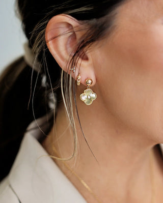 Bowood Lane 14mm Arden Gold Earring - J.A. Whitney