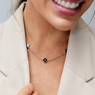 Bowood Lane Arden Skye Black Necklace - J.A. Whitney