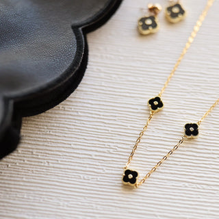 Bowood Lane Arden Skye Black Necklace - J.A. Whitney