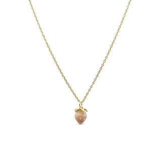 Bowood Lane Blush Strawberry Charm Necklace